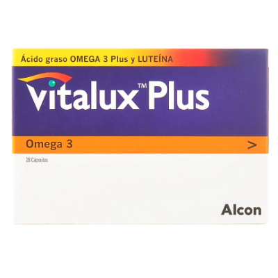VITALUX PLUS OMEGA 3 28 CAP