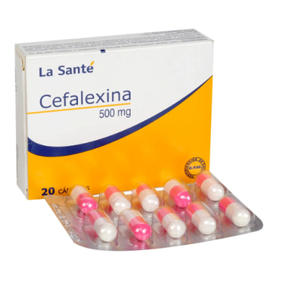 CEFALEXINA 500 MG X 20 CAP LASANTE