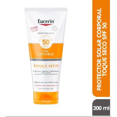 EUCERIN PROTECTOR SOLAR TOQUE SECO CORPO
