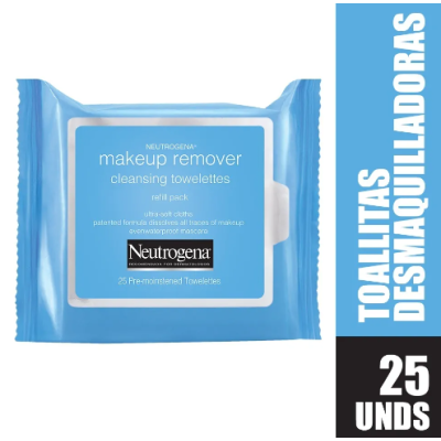NEUTROGENA TOALLITAS DESMAQUILLADORAS X