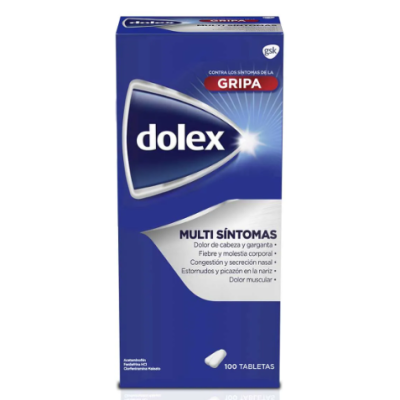 DOLEX GRIPA 500 MG X 100 TA