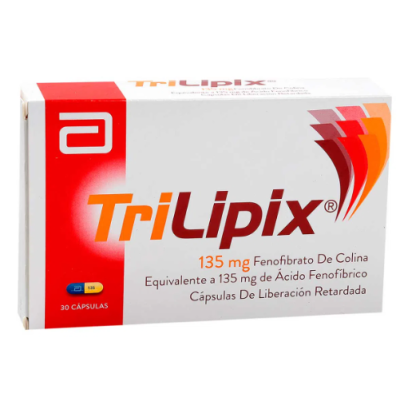 TRILIPIX RETARD 135 MG 30 CAP