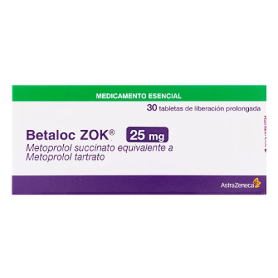 BETALOC ZOK 25 MG 30 TAB