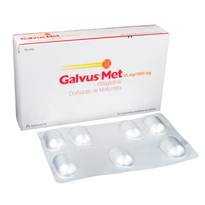 GALVUS MET 50/1000 MG X 28 TAB