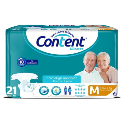 PANAL ADULTO CONTENT ULTRASEC TALLA M x