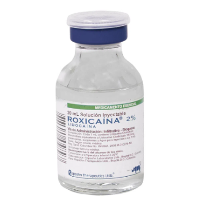 ROXICAINA 2% X 20 ML INY AMPOU