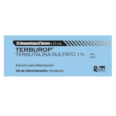 TERBUROP P/NEBULIZACION X 10