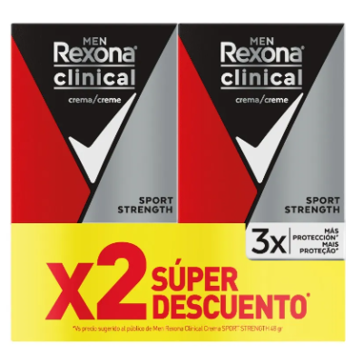 REXONA CLINICAL DESODORANTE  SPORT CREMA