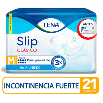 TENA BASIC MEDIANO TIPO TELA 21 UDS