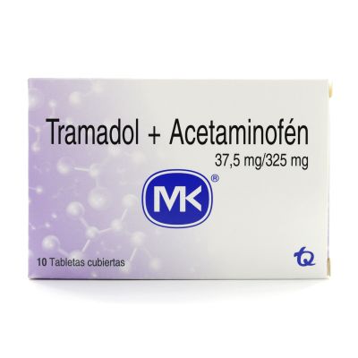 TRAMADOL + ACETAMINOFEN MK X 10 TAB