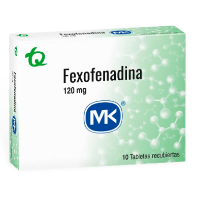 FEXOFENADINA 120 MG x 10 TAB