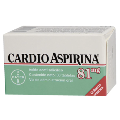 CARDIOASPIRINA 81 MG 30 TAB