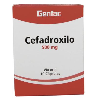 CEFADROXILO 500 MG CJA X 10 CPS GENFAR