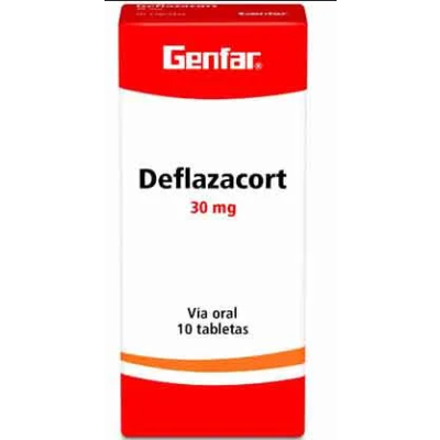 DEFLAZACOR 30 MG CJA X 10 TBS GENFAR