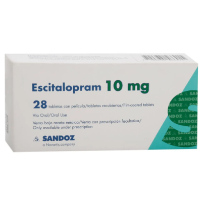 ESCITALOPRAM 10MG 28 TAB