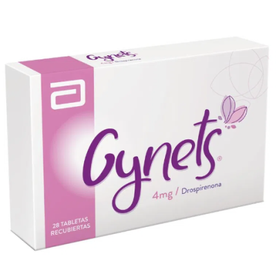 GYNETS 4 MG 28 TAB RECUBIERTAS