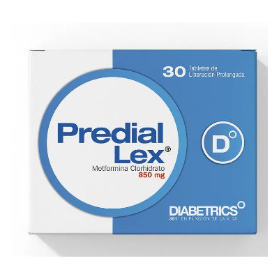 PREDIAL LEX 850 MG 30 TBS