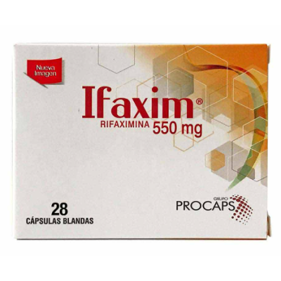 IFAXIM 550 MG 28 CAP
