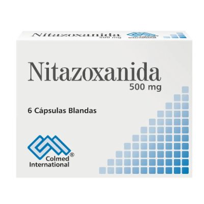 NITAZOXANIDA 500 MG 6 CAPS BLANDAS PC