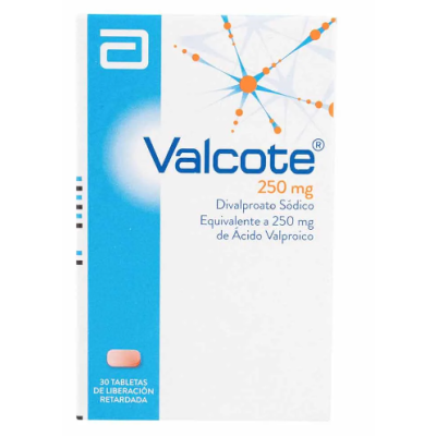 VALCOTE 250 MG X 30 TAB