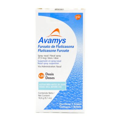 AVAMYS SPRAY NASAL X 120 DOSIS(FLUTICASO