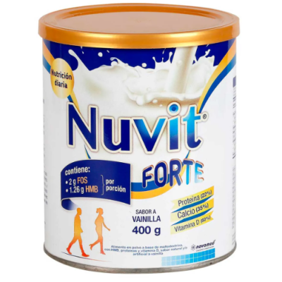 NUVIT FORTE VAINILLA 400 GRAMOS