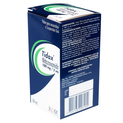 TIDAX SUSPENSION 100 MG X 30ML