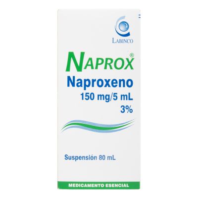 NAPROX 150 MG / 5 ML X 80 ML (NAPROXENO)