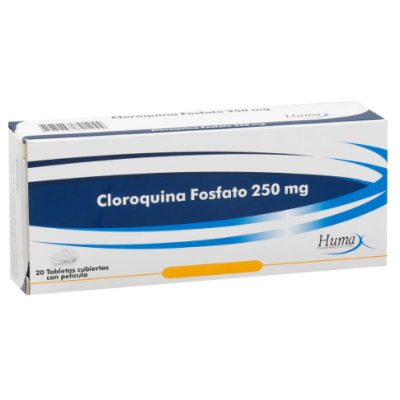CLOROQUINA 250 MG 20 TAB HP