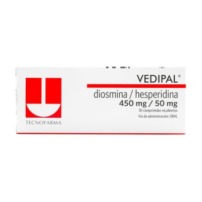 VEDIPAL 450/50MG X 30TAB(DIOSM/HESPERID)