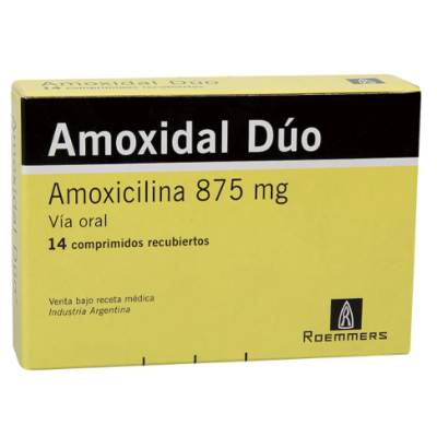 AMOXIDAL DUO 875MG X 14 TBL