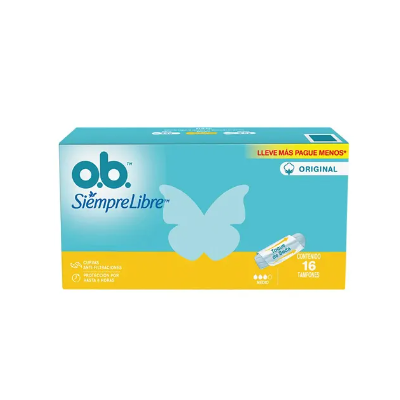 TAMPON OB ORIGINAL MEDIO 16 UDS