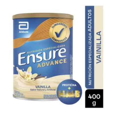 ENSURE ADVANCE VAINILLA  400 GR