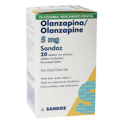 OLANZAPINA 5 MG 20 TAB SZ