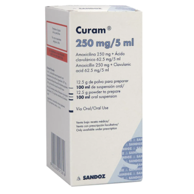 CURAM 250 MG SUSP. X 100 ML