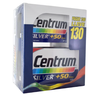 CENTRUM SILVER  PAGUE 100 LLEVE 130 TAB