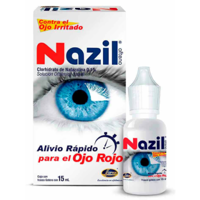 NAZIL 0.1% GOTAS X 15 ML (NAFAZOLINA)