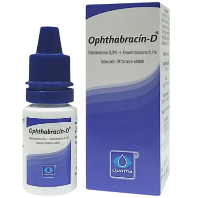 OPTHABRACIN D 03 % SOL OFTALM