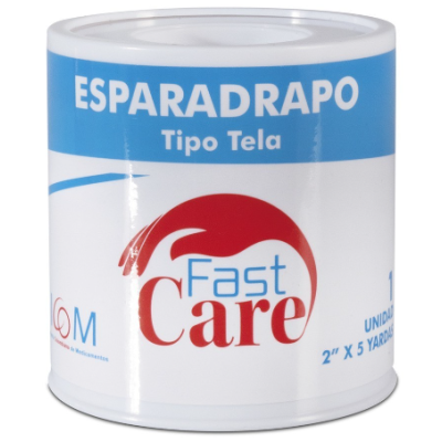 ESPARADRAPO TELA BLANCO FASTCARE 2 X 5 U