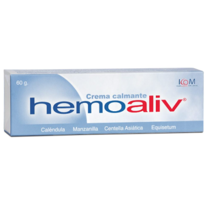 CREMA CALMANTE HEMOALIV 60 GR ICOM