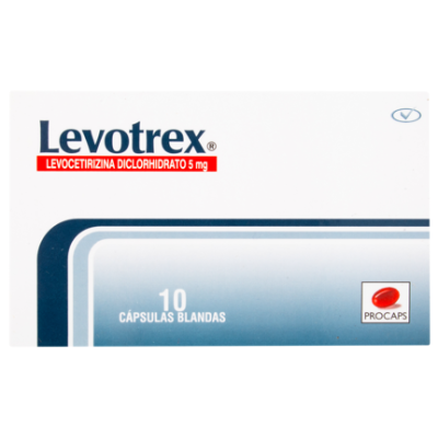 LEVOTREX 5 MG X 10 CAP