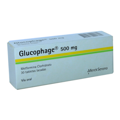 GLUCOPHAGE 500 MG X 30 TAB