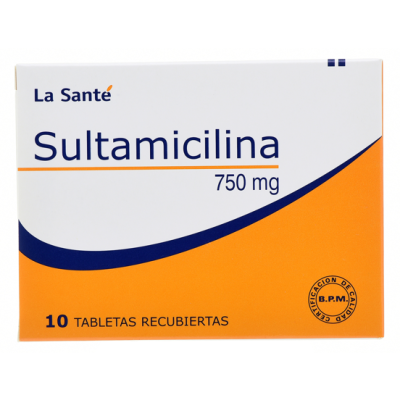 SULTAMICILINA 375 CJA 10 TABS LASANTE