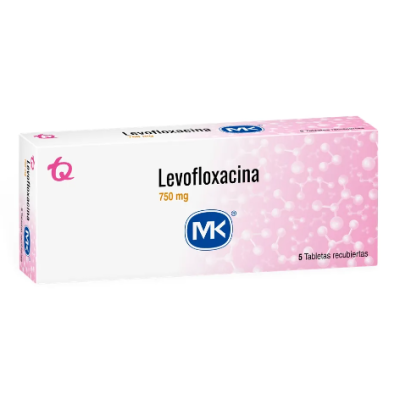 LEVOFLOXACINA 750 MG x 5 TAB RECUB