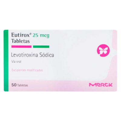 EUTIROX 25 MCG X 50 TAB