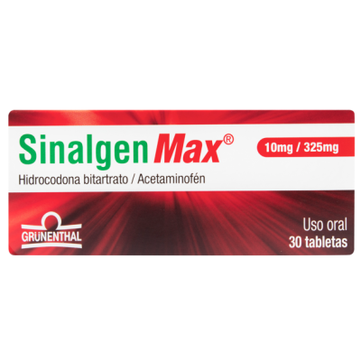SINALGEN MAX 10 - 325 MG 30 TAB