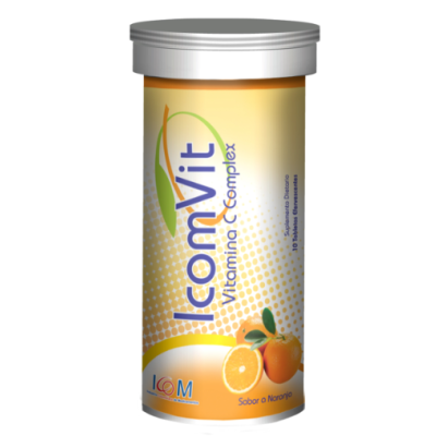 ICOMVIT C NARANJA 10 TBS
