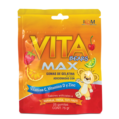 VITA BEARS GOMAS MAX 75GR 25 UNIDADES
