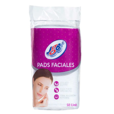 DISCOS FACIALES JGB 50 UDS