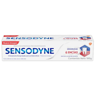 SENSODYNE CREMA DENTAL  ENCIAS 100 GR